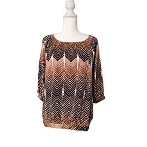 THE LIMITED WOMEN 3/4 SLEEVE TOP - SIZE MEDIUM